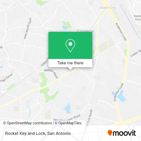 Mapa de Rocket Key and Lock