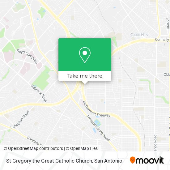 St Gregory the Great Catholic Church map