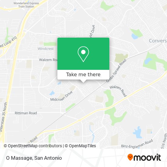 Mapa de O Massage