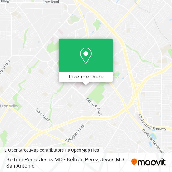 Beltran Perez Jesus MD - Beltran Perez, Jesus MD map