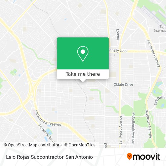 Lalo Rojas Subcontractor map