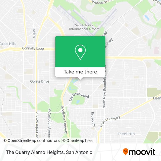 The Quarry Alamo Heights map