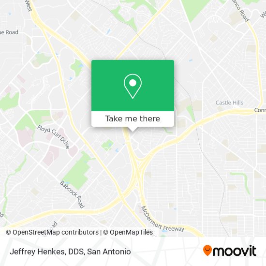 Jeffrey Henkes, DDS map