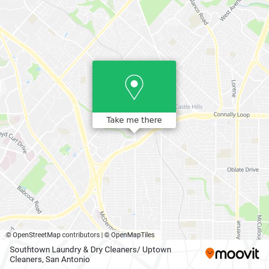 Southtown Laundry & Dry Cleaners/ Uptown Cleaners map