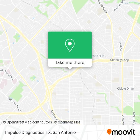 Mapa de Impulse Diagnostics TX