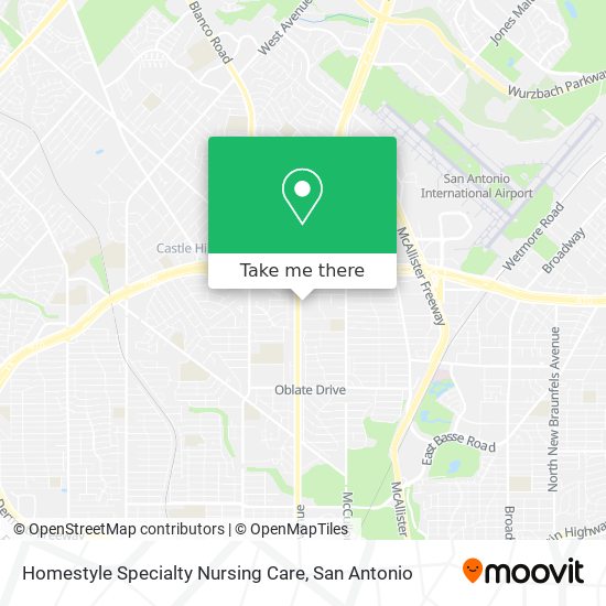 Mapa de Homestyle Specialty Nursing Care