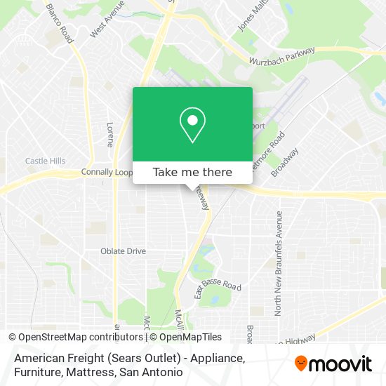 Mapa de American Freight (Sears Outlet) - Appliance, Furniture, Mattress