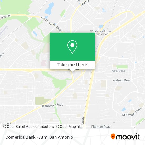 Comerica Bank - Atm map