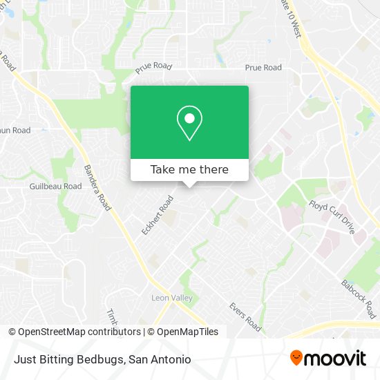 Just Bitting Bedbugs map