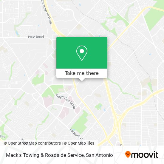 Mack's Towing & Roadside Service map
