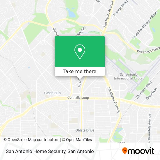 San Antonio Home Security map