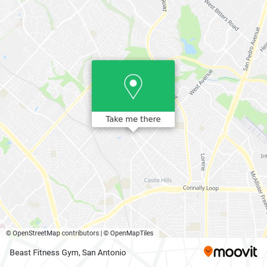 Beast Fitness Gym map