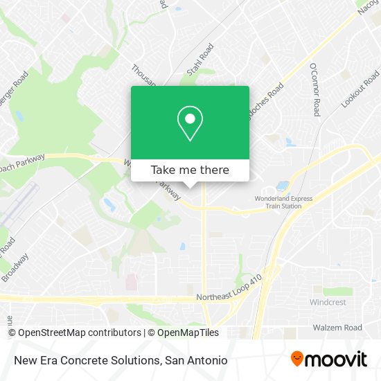 Mapa de New Era Concrete Solutions