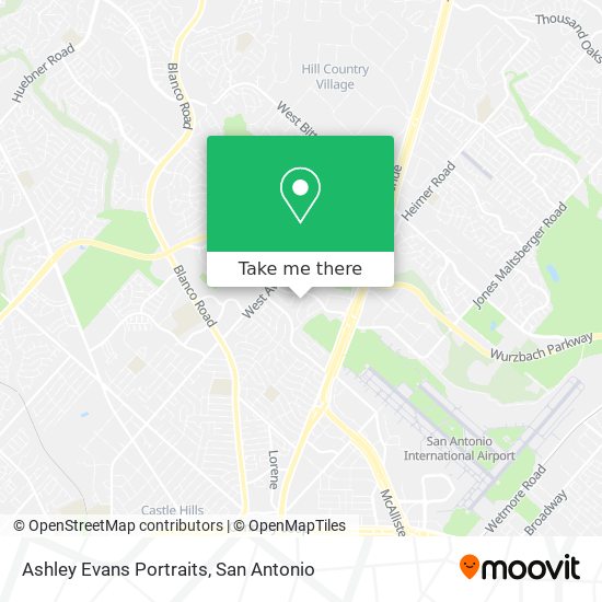 Ashley Evans Portraits map
