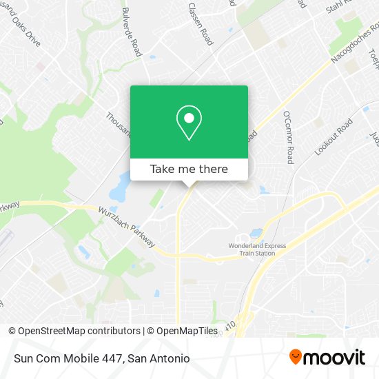 Mapa de Sun Com Mobile 447