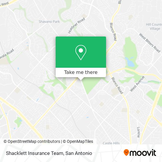 Mapa de Shacklett Insurance Team