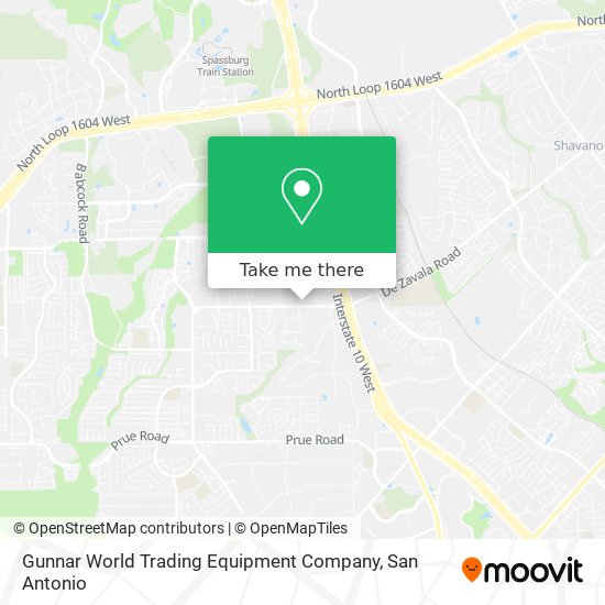 Gunnar World Trading Equipment Company map
