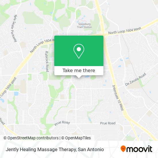 Jently Healing Massage Therapy map