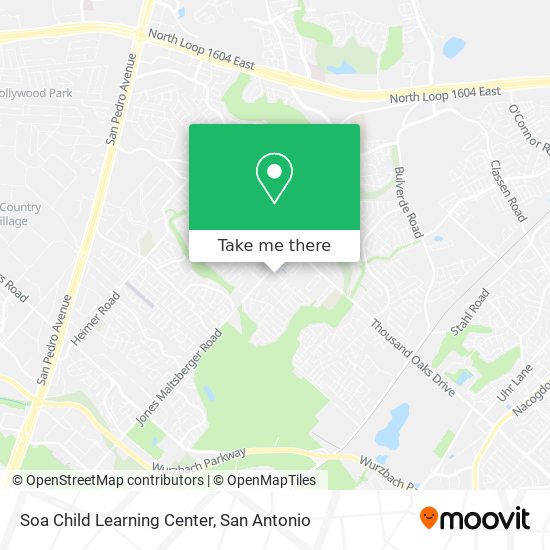 Soa Child Learning Center map