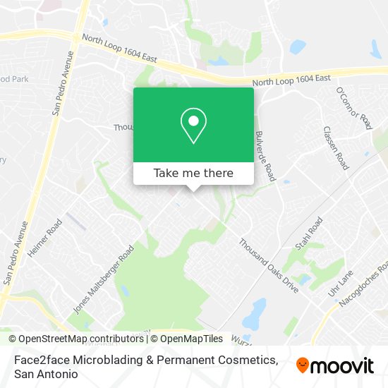 Face2face Microblading & Permanent Cosmetics map