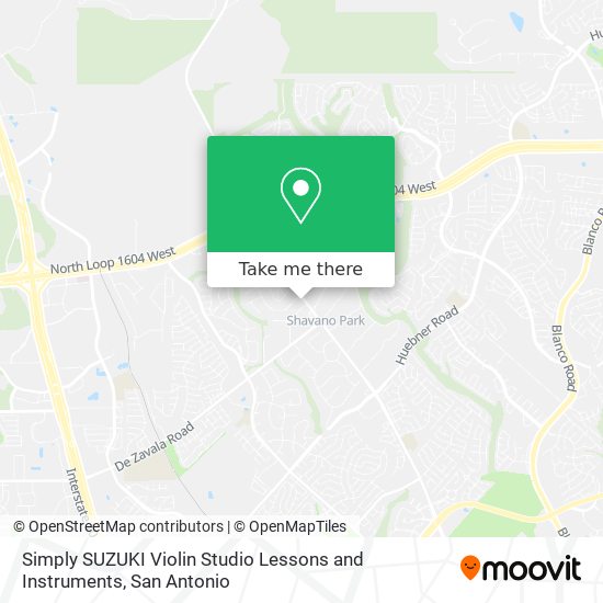 Mapa de Simply SUZUKI Violin Studio Lessons and Instruments