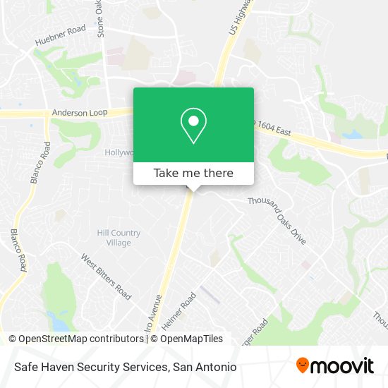 Safe Haven Security Services map