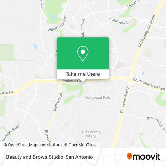 Mapa de Beauty and Brows Studio