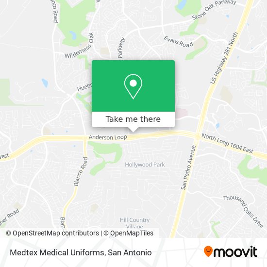 Medtex Medical Uniforms map