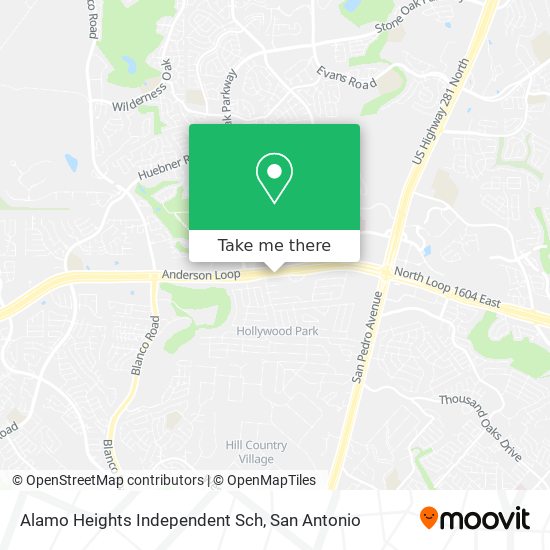 Mapa de Alamo Heights Independent Sch