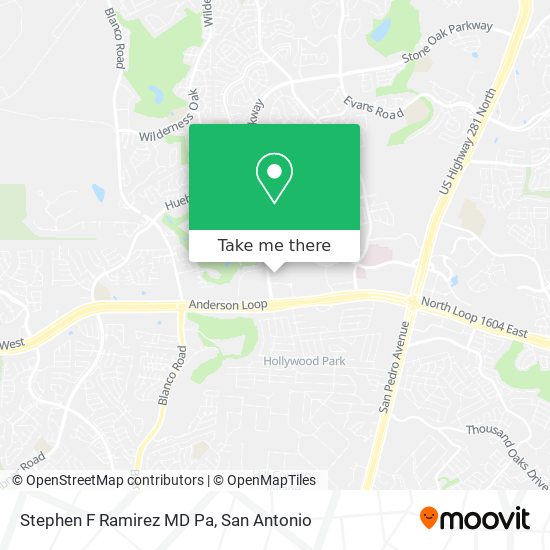 Stephen F Ramirez MD Pa map
