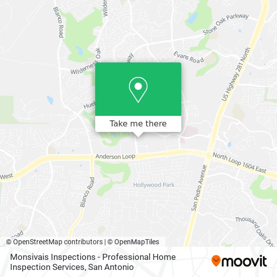Monsivais Inspections - Professional Home Inspection Services map