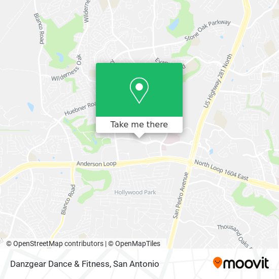 Mapa de Danzgear Dance & Fitness