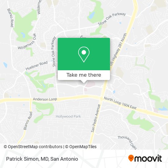 Patrick Simon, MD map