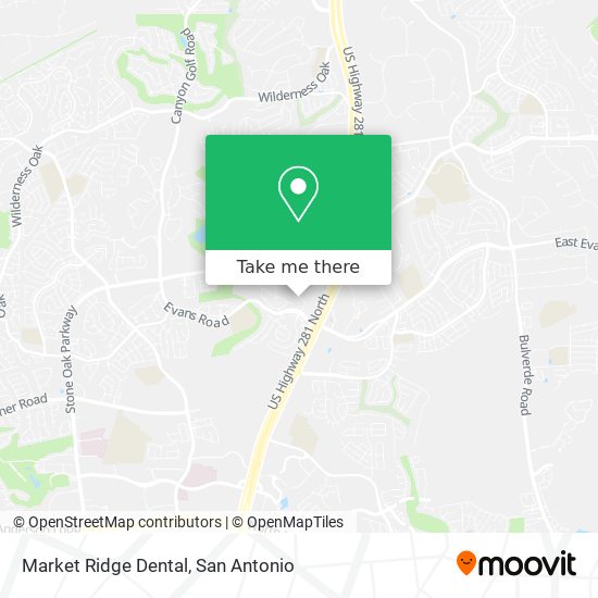 Market Ridge Dental map