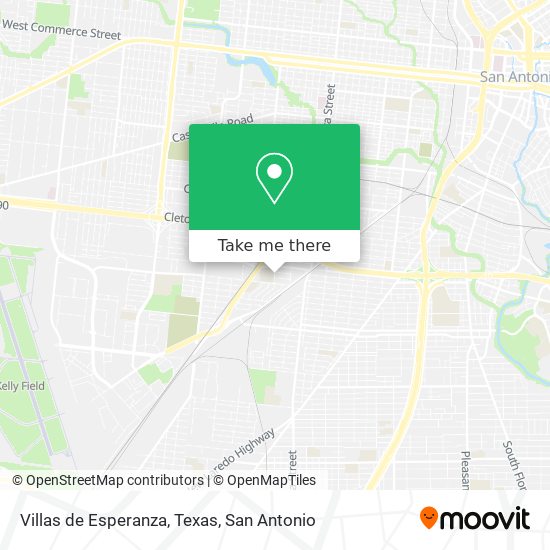 Mapa de Villas de Esperanza, Texas