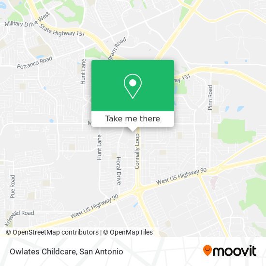 Owlates Childcare map