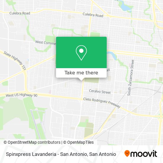 Spinxpress Lavanderia - San Antonio map