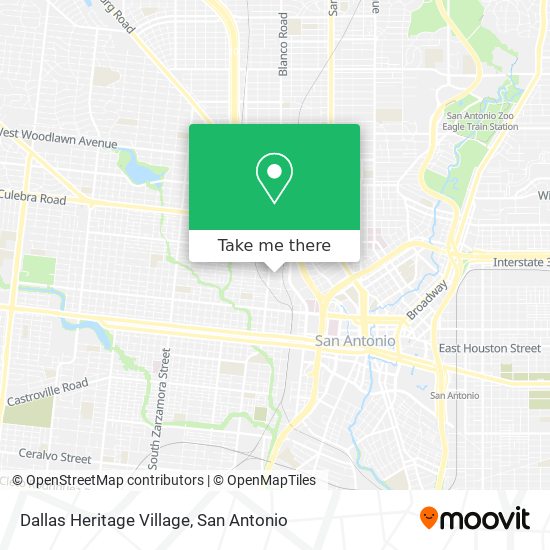 Dallas Heritage Village map