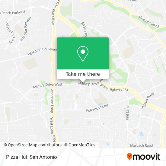 Mapa de Pizza Hut