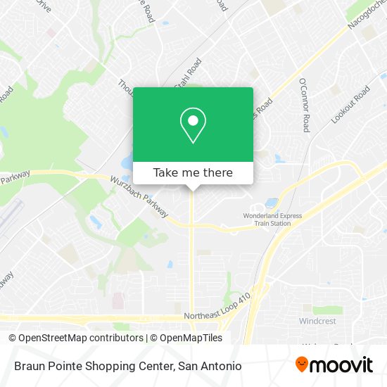 Mapa de Braun Pointe Shopping Center