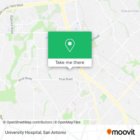 Mapa de University Hospital