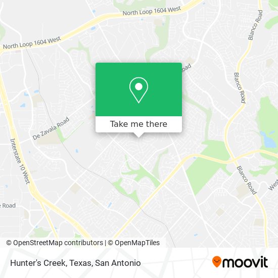 Mapa de Hunter's Creek, Texas