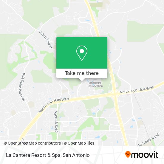 La Cantera Resort & Spa map