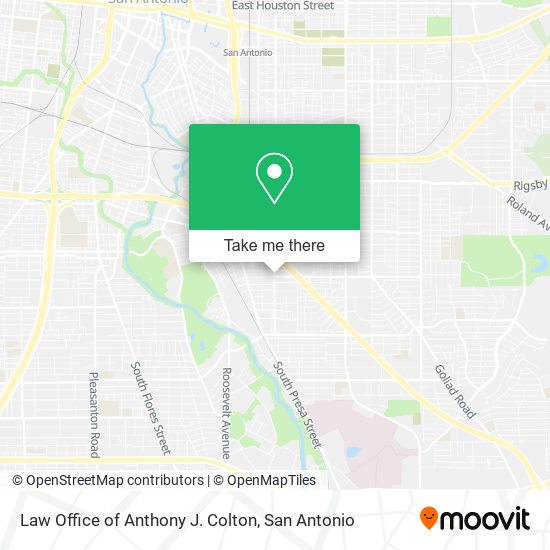 Law Office of Anthony J. Colton map