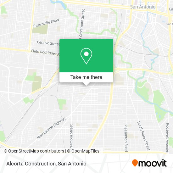 Alcorta Construction map