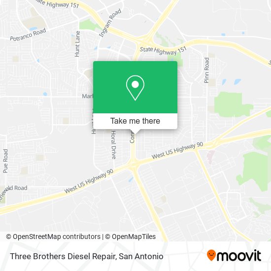 Mapa de Three Brothers Diesel Repair