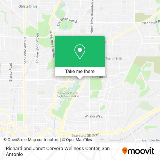 Richard and Janet Cervera Wellness Center map