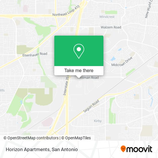 Horizon Apartments map