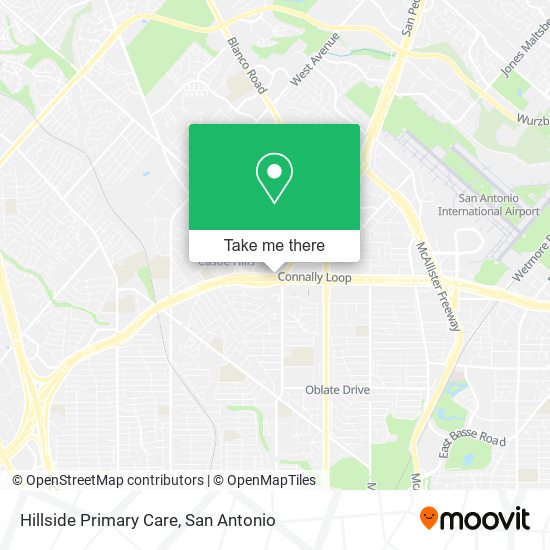 Hillside Primary Care map