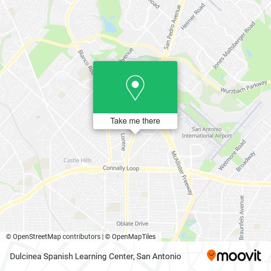 Dulcinea Spanish Learning Center map